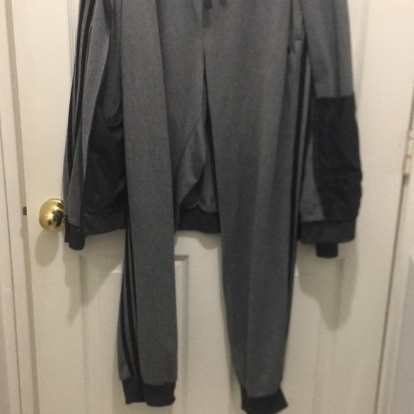 Adidas Tracksuit EUC sweatsuit warmup jogging jump leisure suit jacket pants set - Picture 6 of 9